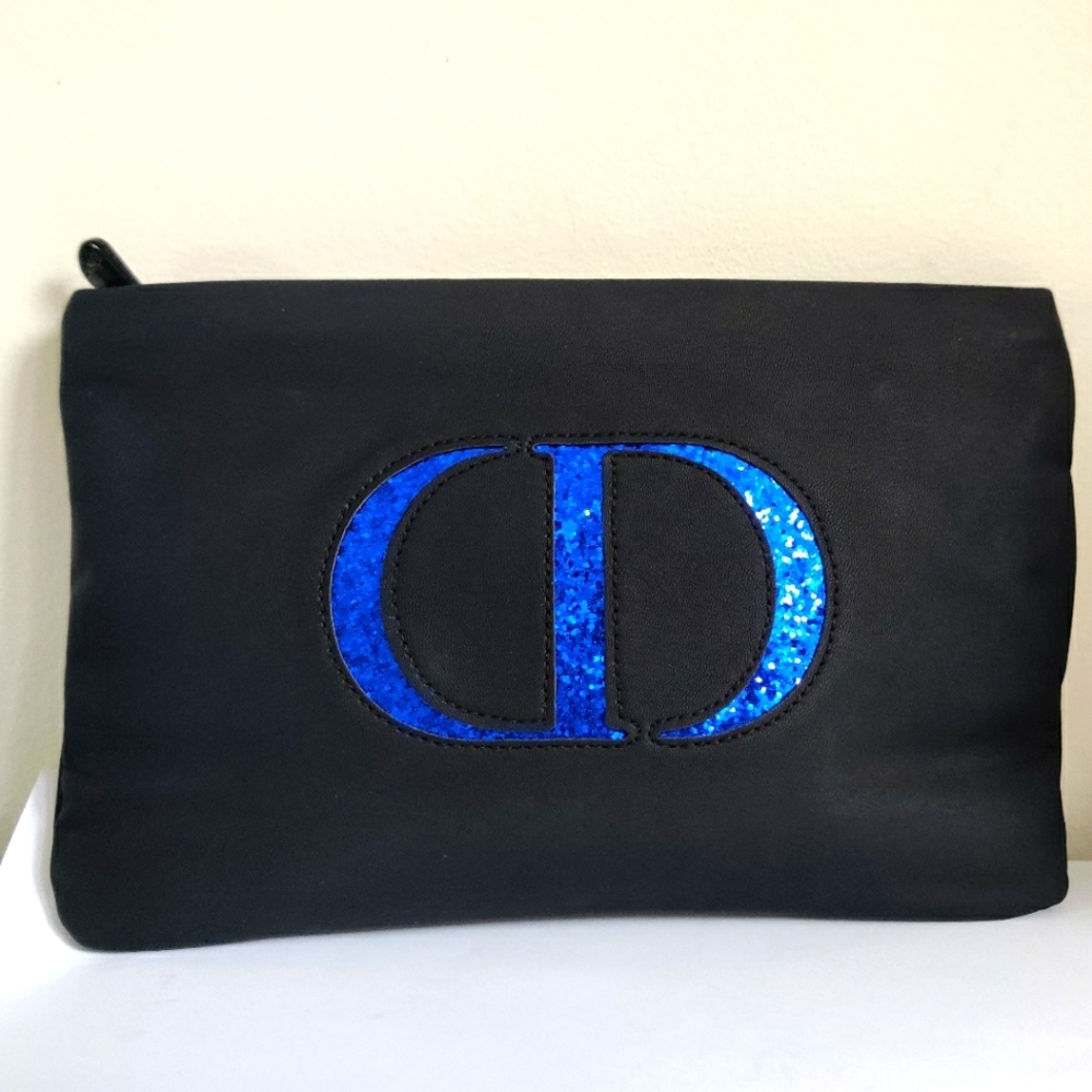 Dior Cosmetic Makeup Bag with CD Logo - Picture 1 of 7